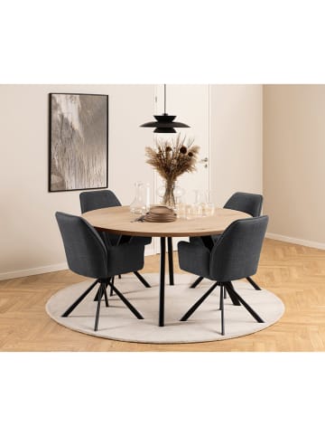 Actona 2-delige set: eetkamerstoelen "Glenda" donkergrijs - (B)61 x (H)88,5 x (D)63 cm