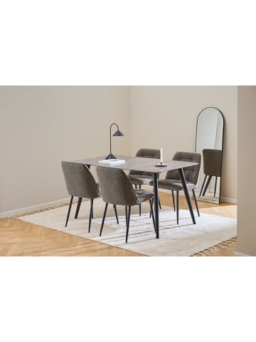 Actona 2-delige set: eetkamerstoelen "Brooke" taupe - (B)50 x (H)84 x (D)55 cm