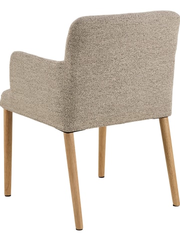 Actona 2er-Set: Esszimmerstühle "Zoe" in Beige - (B)56 x (H)83 x (T)60 cm