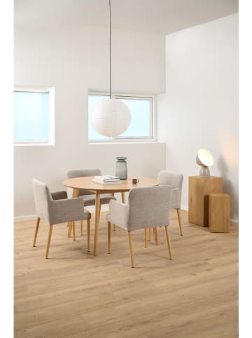 Actona Krzesła (2 szt.) "Zoe" w kolorze beżowym do jadalni - 56 x 83 x 60 cm