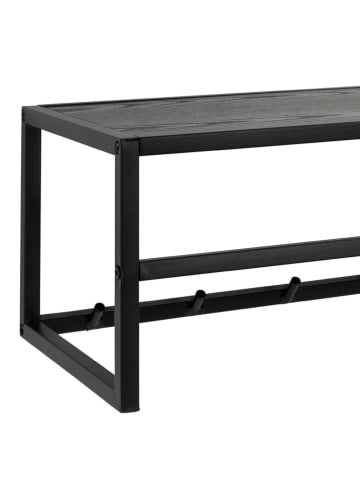 Actona Wandkapstok "Seaford" zwart - (B)77 x (H)28 x (D)22 cm