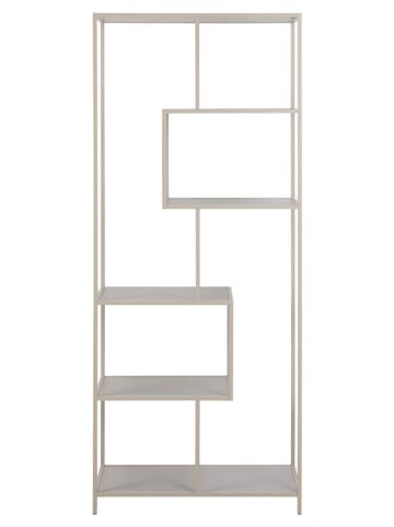 Actona Boekenkast "Seaford" lichtgrijs - (B)77 x (H)185 x (D)35 cm