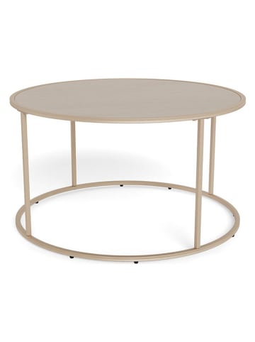 Actona Salontafel "Seaford" lichtgrijs - (H)45 x Ø 80 cm