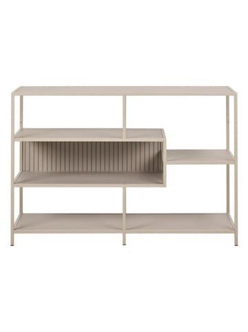 Actona Bücherregal "Seaford" in Hellgrau - (B)114 x (H)78 x (T)35 cm