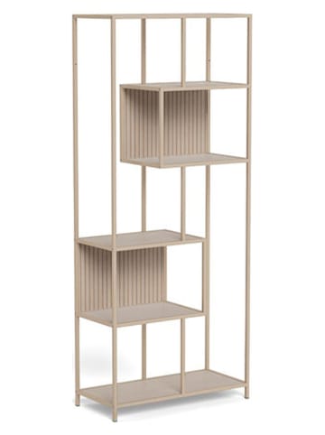 Actona Boekenkast "Seaford" lichtgrijs - (B)77 x (H)185 x (D)35 cm