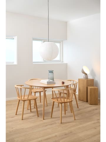 Actona Stół "Roxby" w kolorze jasnobrązowym do jadalni - wys. 76 x Ø 120 cm