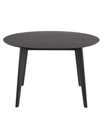 Actona Stół "Roxby" w kolorze czarnym do jadalni - wys. 76 x Ø 120 cm