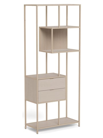 Actona Boekenkast "Seaford" lichtgrijs - (B)77 x (H)185 x (D)35 cm