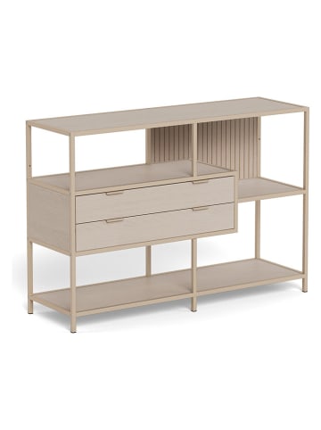 Actona Boekenkast "Seaford" lichtgrijs - (B)114 x (H)78 x (D)35 cm