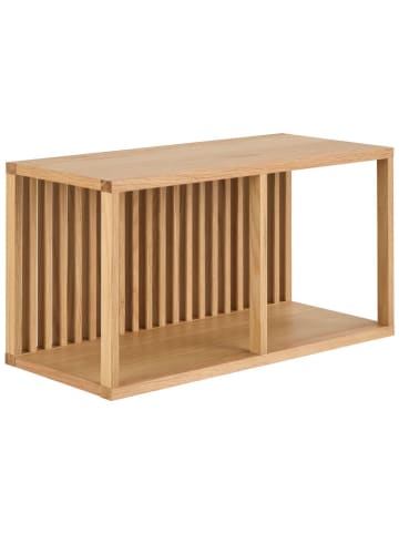 Actona Wandregal "Wellington" in Hellbraun - (B)67 x (H)35,5 x (T)31 cm