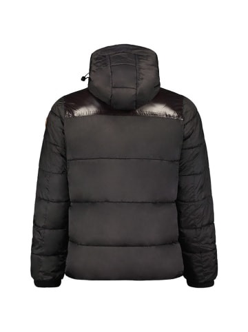 Geographical Norway Doorgestikte jas "Bayou" zwart