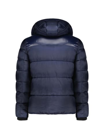 Geographical Norway Doorgestikte jas "Bayou" donkerblauw