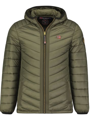 Geographical Norway Doorgestikte jas "Carliti hood" kaki