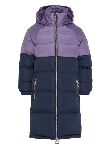 HULABALU Doorgestikte jas "Diana" paars/zwart