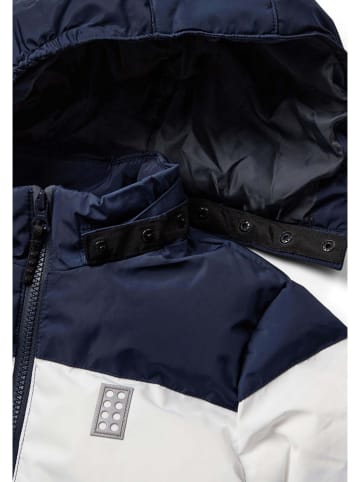 LEGO Steppjacke "Jipe" in Dunkelblau/ Blau/ Weiß