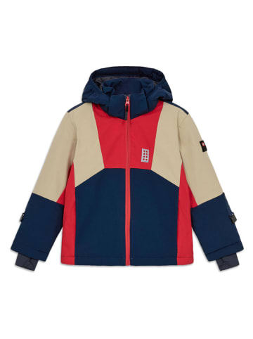 LEGO Ski-/Snowboardjas "Jaz 801" donkerblauw/rood