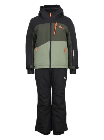 Peak Mountain 2-delige ski-/snowboardoutfit antraciet/kaki