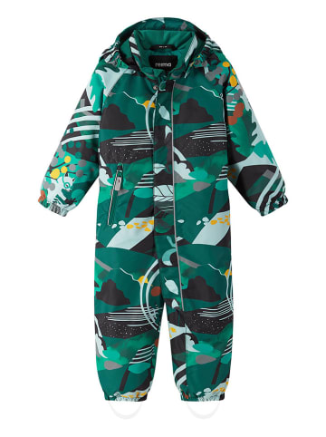 Reima Kombinezon zimowy "Puhuri" w kolorze zielonym