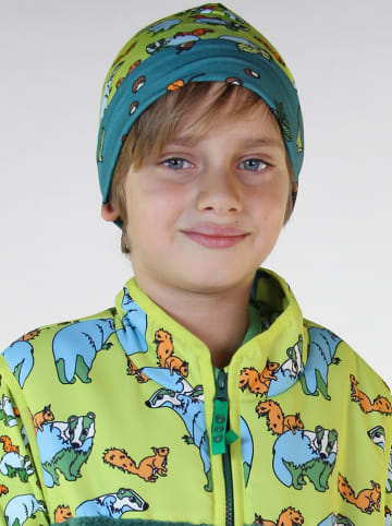 Småfolk Omkeerbare muts groen/meerkleurig