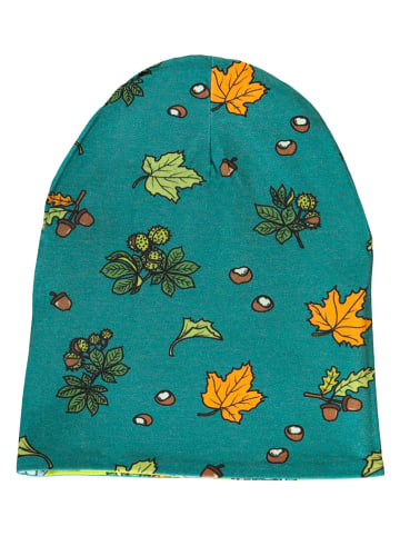 Småfolk Omkeerbare muts groen/meerkleurig