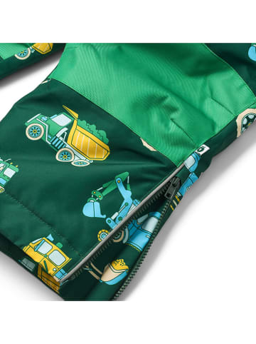 Småfolk Ski-/Snowboardbroek "Voertuigen" groen