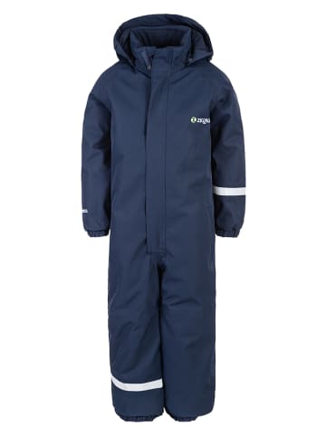 Zigzag Kombinezon zimowy "Vally" w kolorze granatowym