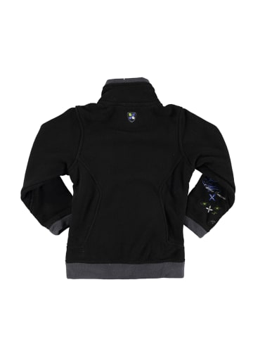 Peak Mountain Fleece vest zwart