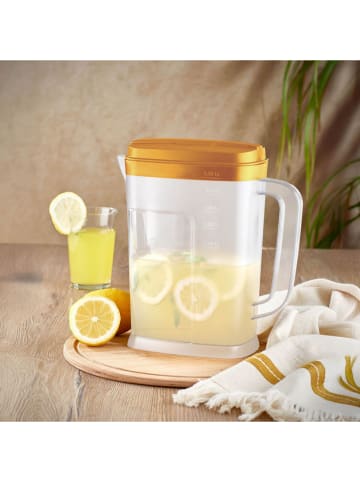 Violeta Home Wasserkaraffe in Transparent/ Orange - 2,25 l