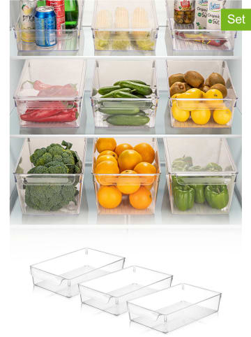 Violeta Home Organizery (3 szt.) do lodówki - 32,5 x 7 x 20 cm