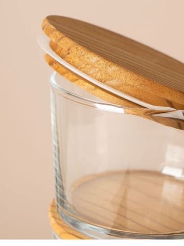 Violeta Home Pojemniki (6 szt.) w kolorze beżowym - 220 ml