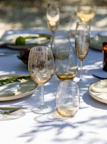 Violeta Home Szklanki (6 szt.) w kolorze pomarańczowym - 570 ml