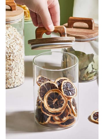 Violeta Home Słoiki (4 szt.) w kolorze jasnobrązowym