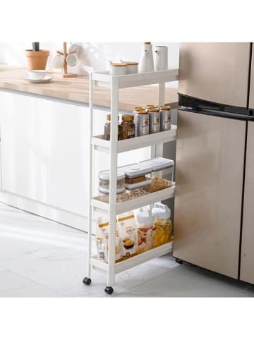 Violeta Home Trolley wit - (B)54 x (H)101 x (D)5,5 cm