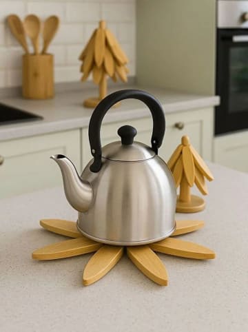 Violeta Home Podstawka w kolorze beżowym pod garnek - wys. 23 x Ø 10 cm