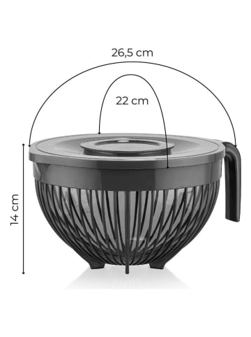 Violeta Home Miska w kolorze szarym do mieszania - 3 l