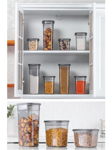 Violeta Home 24er-Set: Vorratsbehälter in Grau