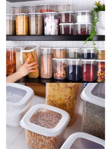 Violeta Home Pojemniki (12 szt.) w kolorze białym