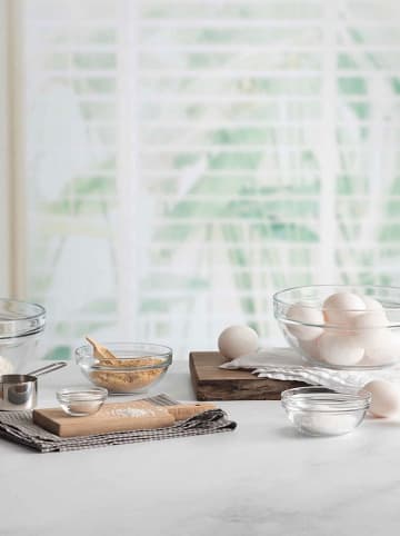 Violeta Home 6-delige set: saladeschalen transparant - Ø 6,3 cm