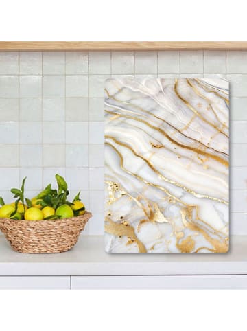 Violeta Home Deska w kolorze złoto-białym do krojenia - 30 x 20 cm