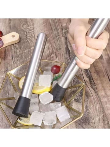 Violeta Home Edelstahl-Getränkestößel - (L)24 cm