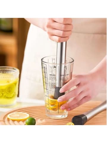 Violeta Home Roestvrijstalen stamper - (L)24 cm