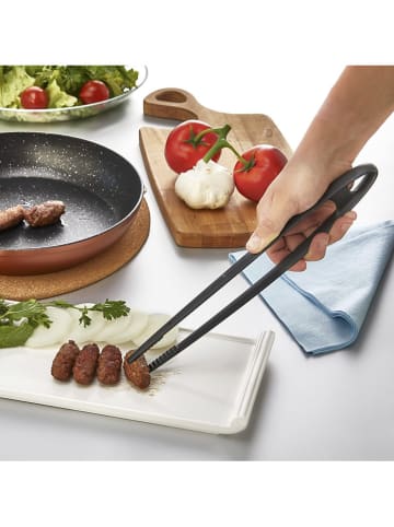 Violeta Home Szczypce kuchenne w kolorze czarnym - dł. 28 cm