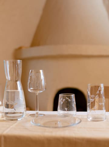 Violeta Home Karafka w kolorze biało-złotym - 1 l