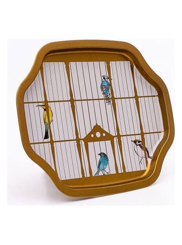 Violeta Home Dienblad goudkleurig - (L)33,2 x (B)27,8 cm