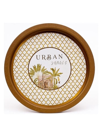 Violeta Home Dienblad goudkleurig - Ø 31,5 cm