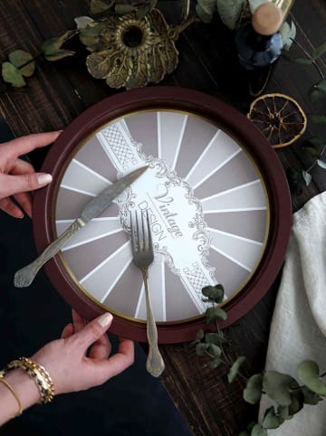 Violeta Home Dienblad bruin - Ø 31,5 cm