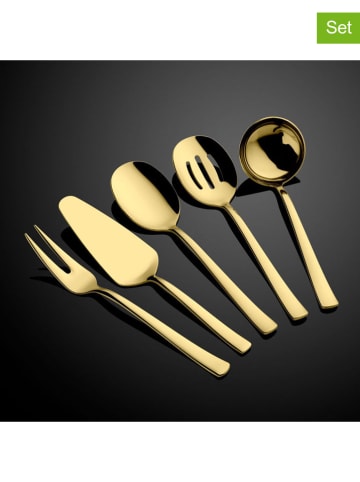 Violeta Home 5tlg. Kochbesteck-Set in Gold