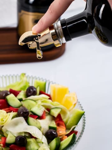 Violeta Home 3tlg. Set: Essig- & Ölspender in Gold