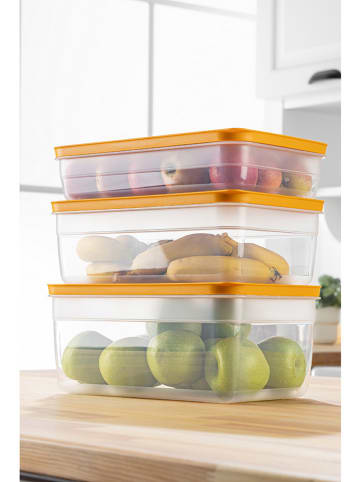 Violeta Home 3-delige set: voorraadcontainers oranje
