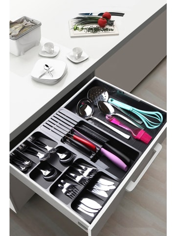 Violeta Home Organizer w kolorze szarym na sztućce - 50 x 40 cm